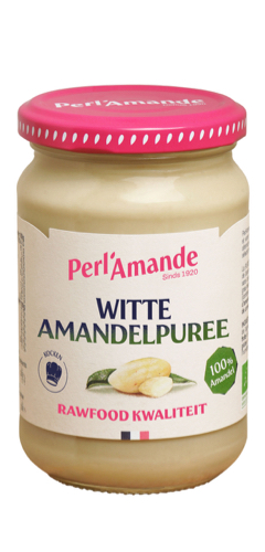 Perl'amande Amandelpuree wit glutenvrij bio & raw 300g